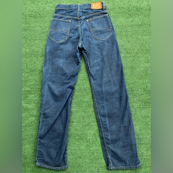 VTG 60’s LEE Riders Sanforized Leather Label Jeans Men’s SZ 27”x 30” Union Made - Picture 6 of 12